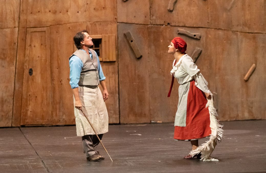 Aleš Briscein (Laca) and Kateřina Kněžíková (Jenůfa) © Zdeněk Sokol
