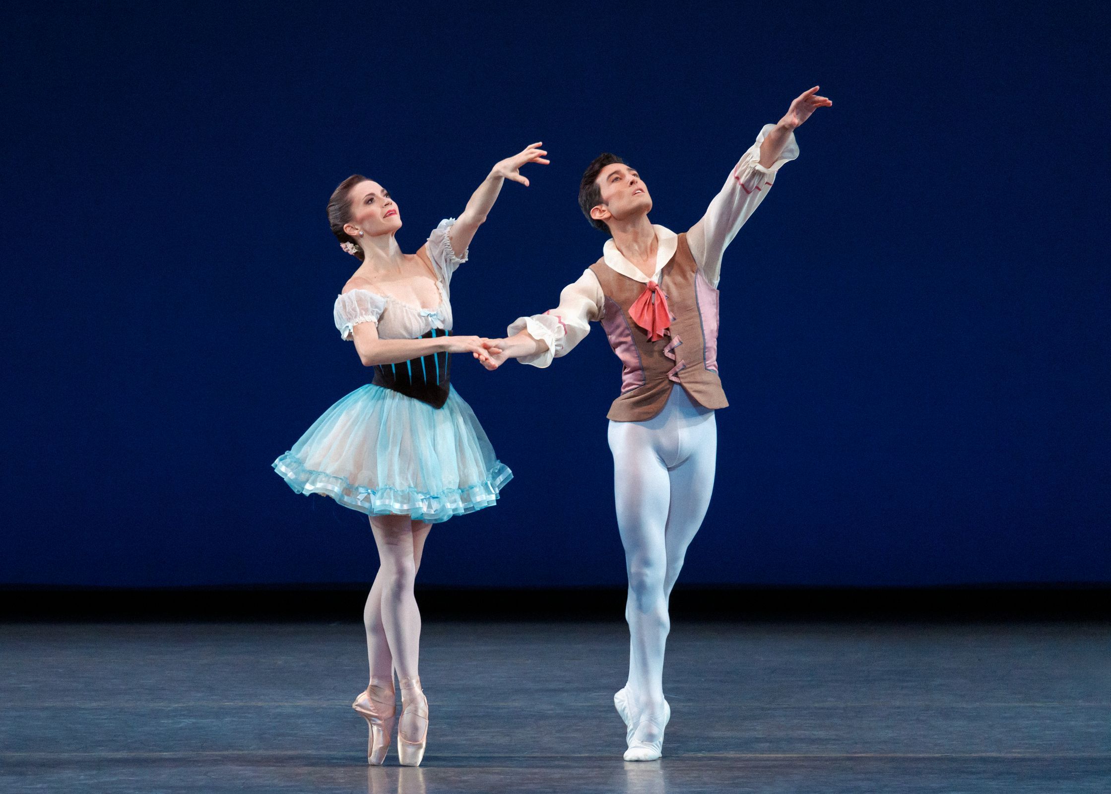 Megan Fairchild and Anthony Huxley in Balanchine's <i>Le Baiser de la fée</i> © Erin Baiano