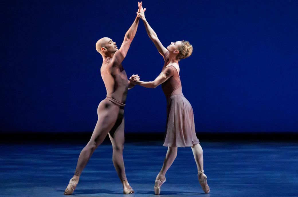 Tyler Angle and Sara Mearns in Christopher Wheeldon's <i>This Bitter Earth</i> © Erin Baiano