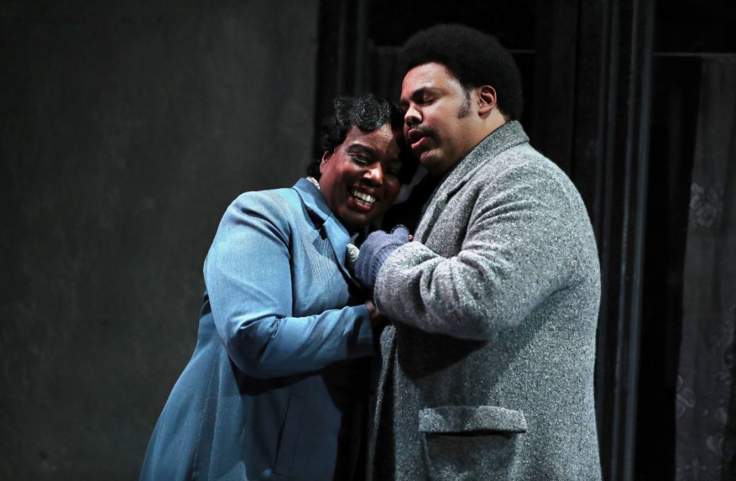 Nadine Benjamin (Mim&igrave;) and Joshua Blue (Rodolfo) &copy; Lloyd Winters