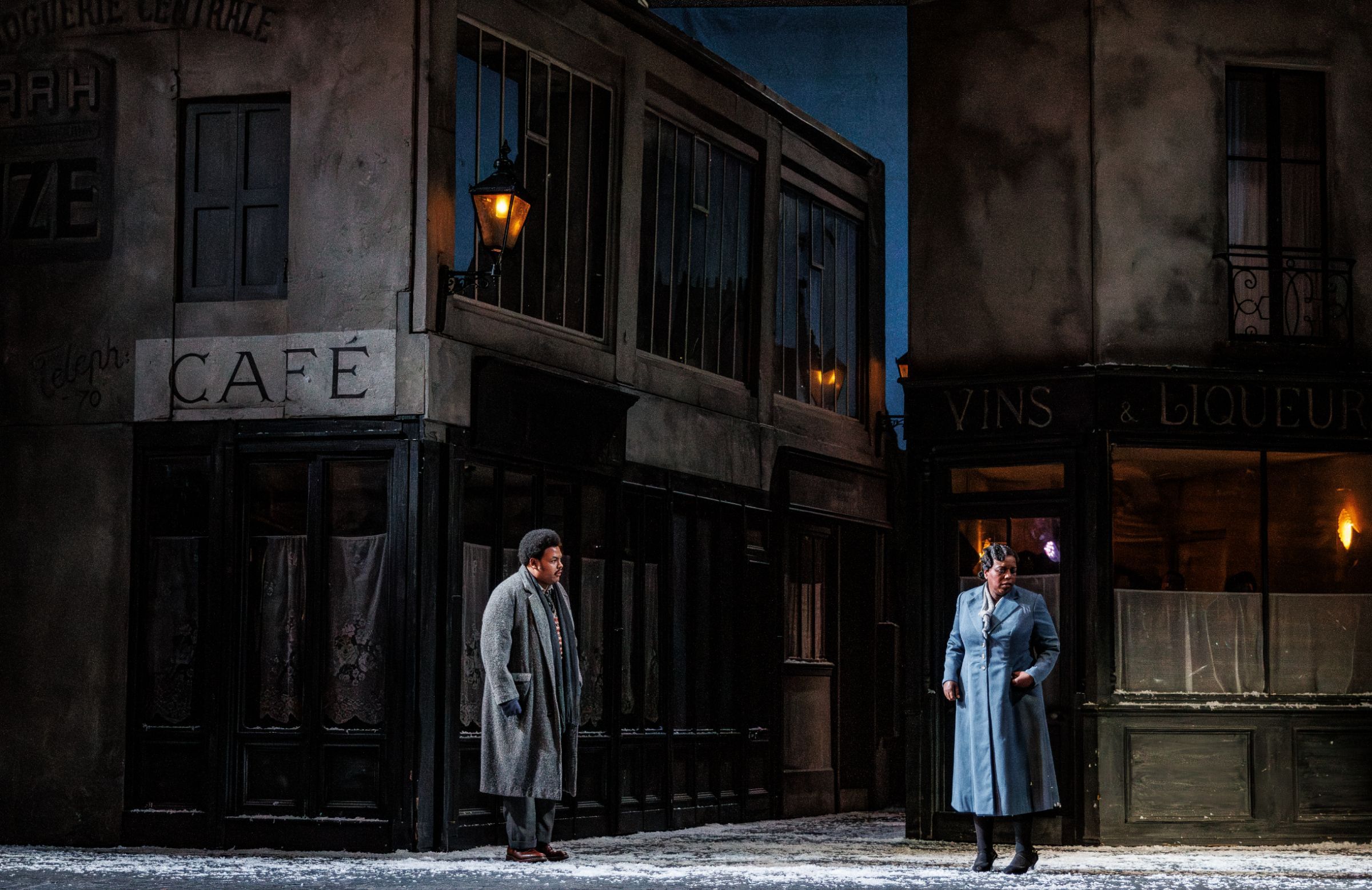 Joshua Blue (Rodolfo) and Nadine Benjamin (Mimì) &copy; Lloyd Winters