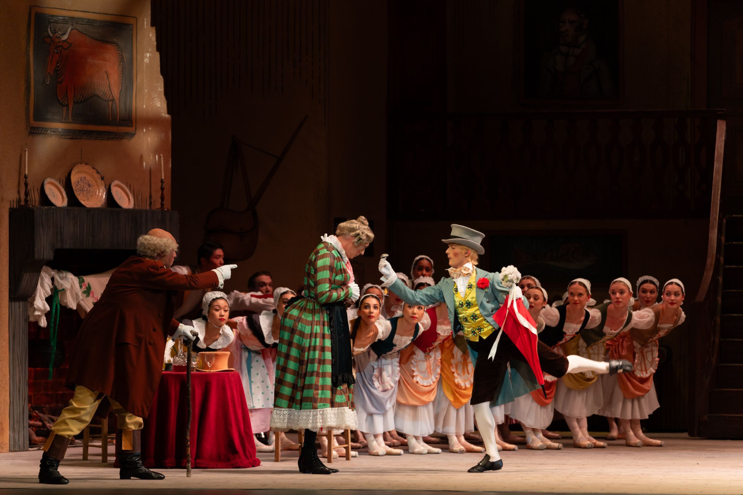 Artists of Birmingham Royal Ballet in <i>La Fille mal gardée</i> &copy; Riku Ito