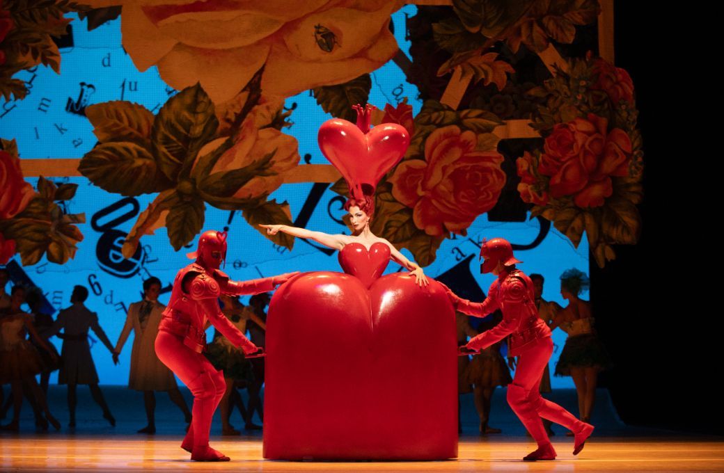 Lauren Cuthbertson as The Queen of Hearts in Wheeldon's <i>Alice's Adventures in Wonderland</i> © Alice Pennefather