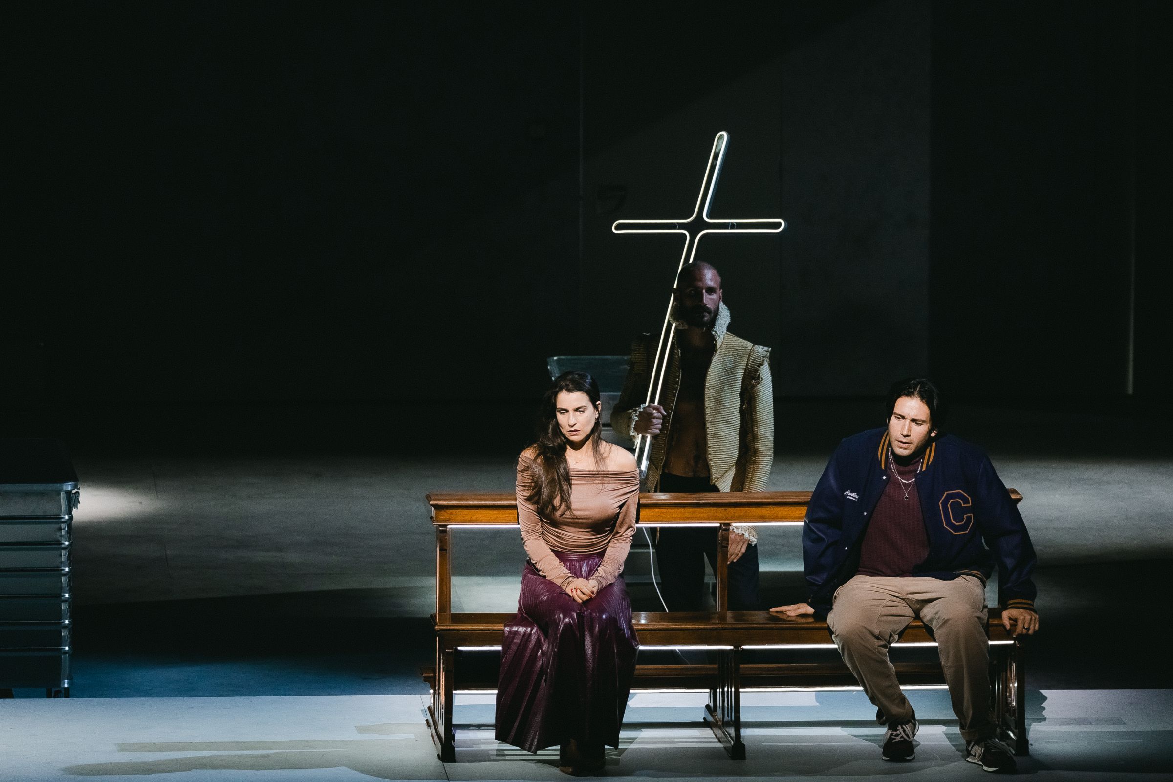 Asmik Grigorian (Elisabetta) und Joshua Guerrero (Don Carlo) &copy; Frol Podlesnyi