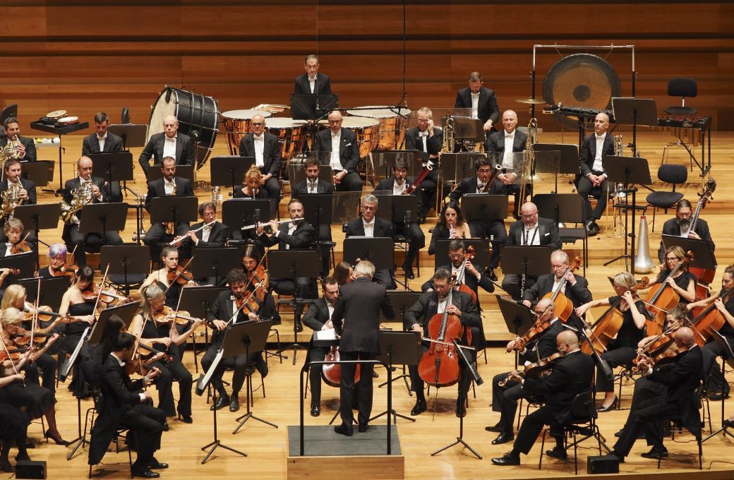 Thierry Fischer al frente de la OSCyL en el Auditorio Miguel Delibes © Orquesta Sinfónica de Castilla y León