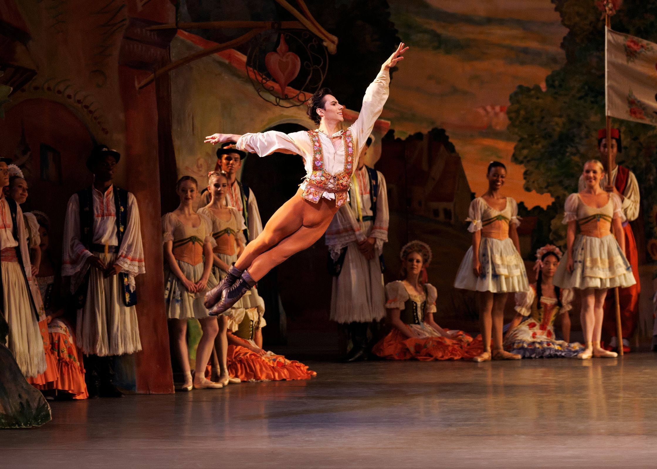 Roman Mejia as Franz in Balanchine/Danilova's <i>Coppélia</i> &copy; Erin Baiano