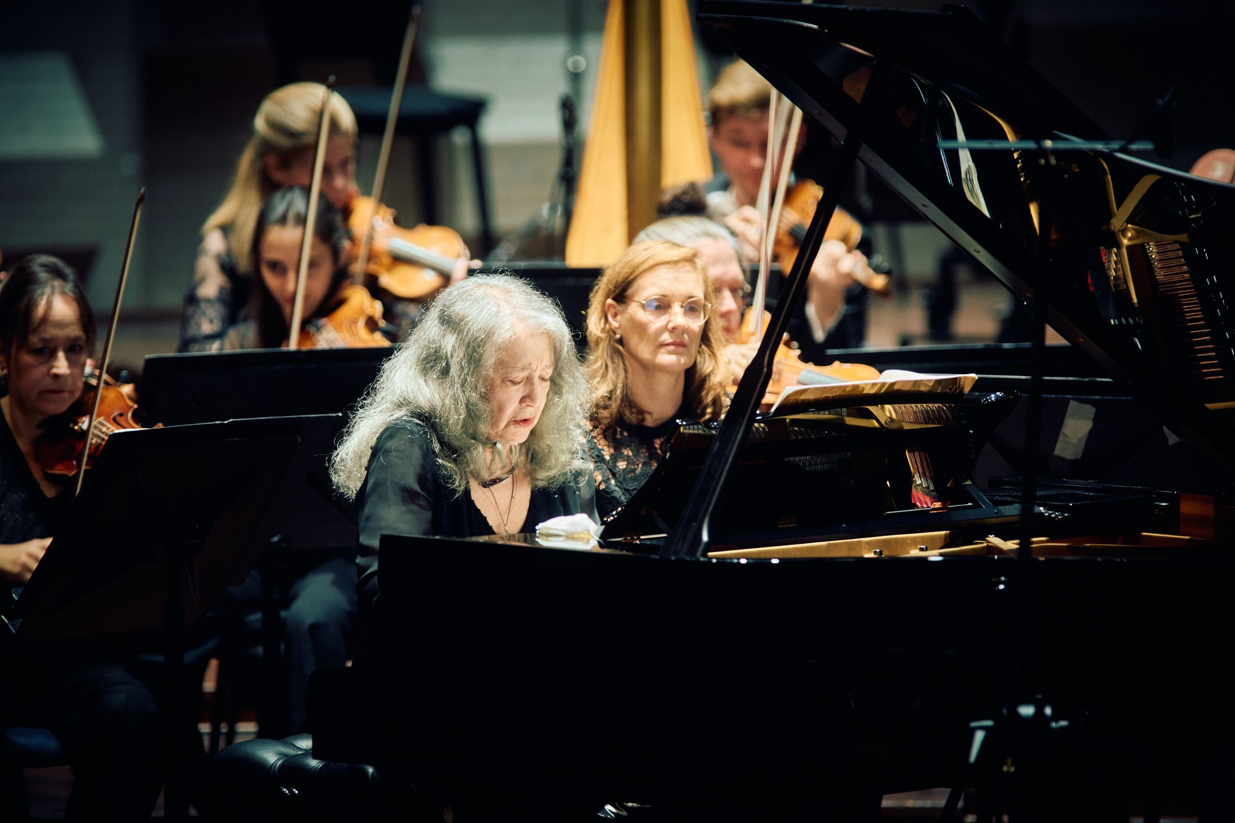 Martha Argerich avec l'Orchestre philharmonique de Rotterdam © Eduardus Lee