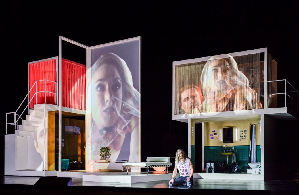 Christophe Dumaux (Arsamene), Anna El-Khashem (Romilda) and Raffaele Pe (Serse) &copy; Toni Suter