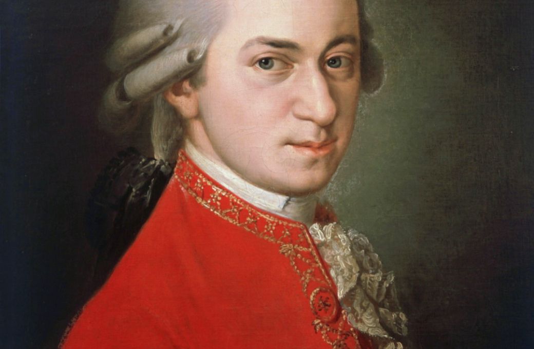 Posthumous painting of Wolfgang Amadeus Mozart by Barbara Krafft,1819 © Public domain