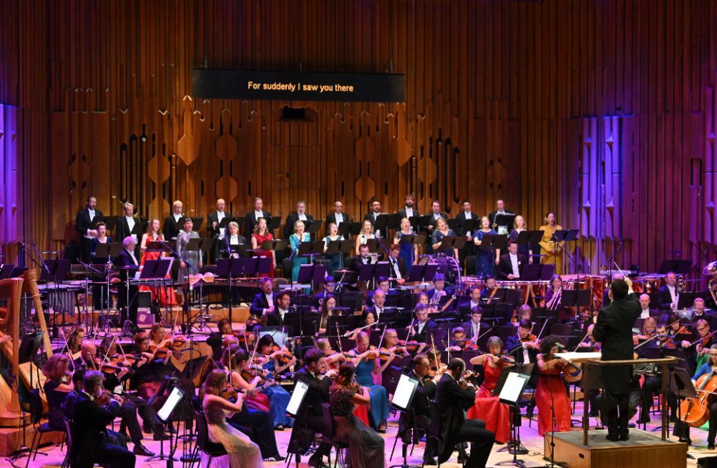 Owain Park conducts the BBC Singers and BBCSO &copy; BBC | Mark Allan