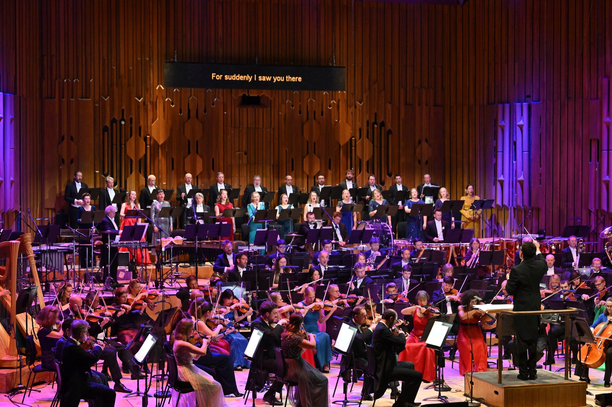 Owain Park conducts the BBC Singers and BBCSO &copy; BBC | Mark Allan