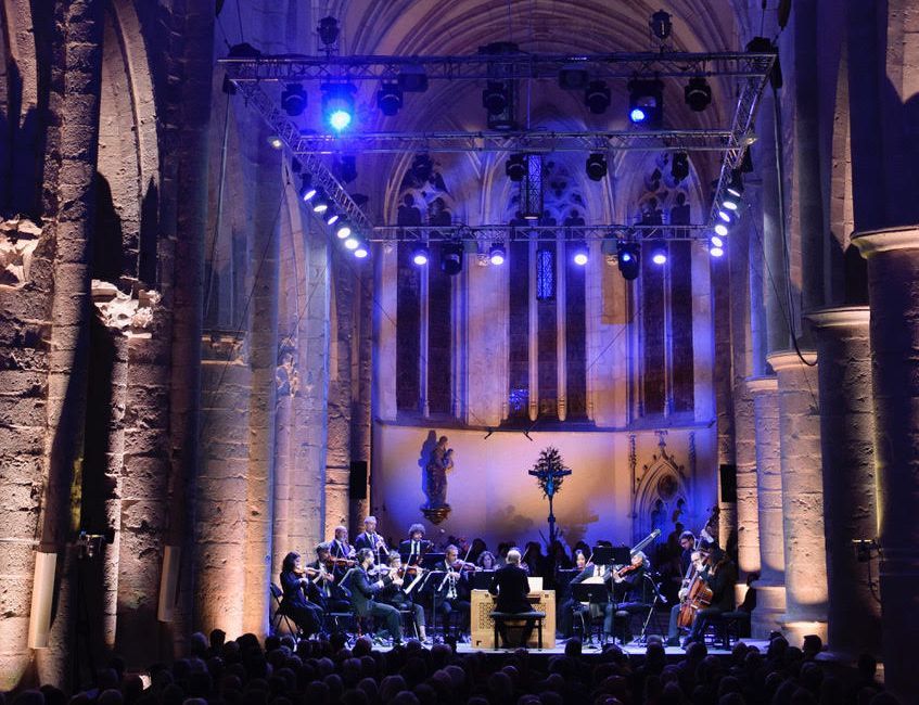 Les Talens Lyriques at the &Eacute;glise Abbatiale d'Ambronay &copy; Bertrand Pich&egrave;ne
