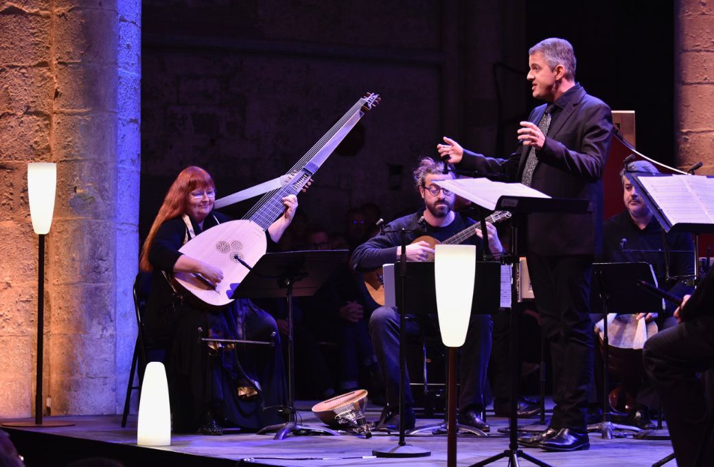 Christina Pluhar, Josep Maria Marti Duran and Philippe Jaroussky &copy; Bertrand Pich&egrave;ne