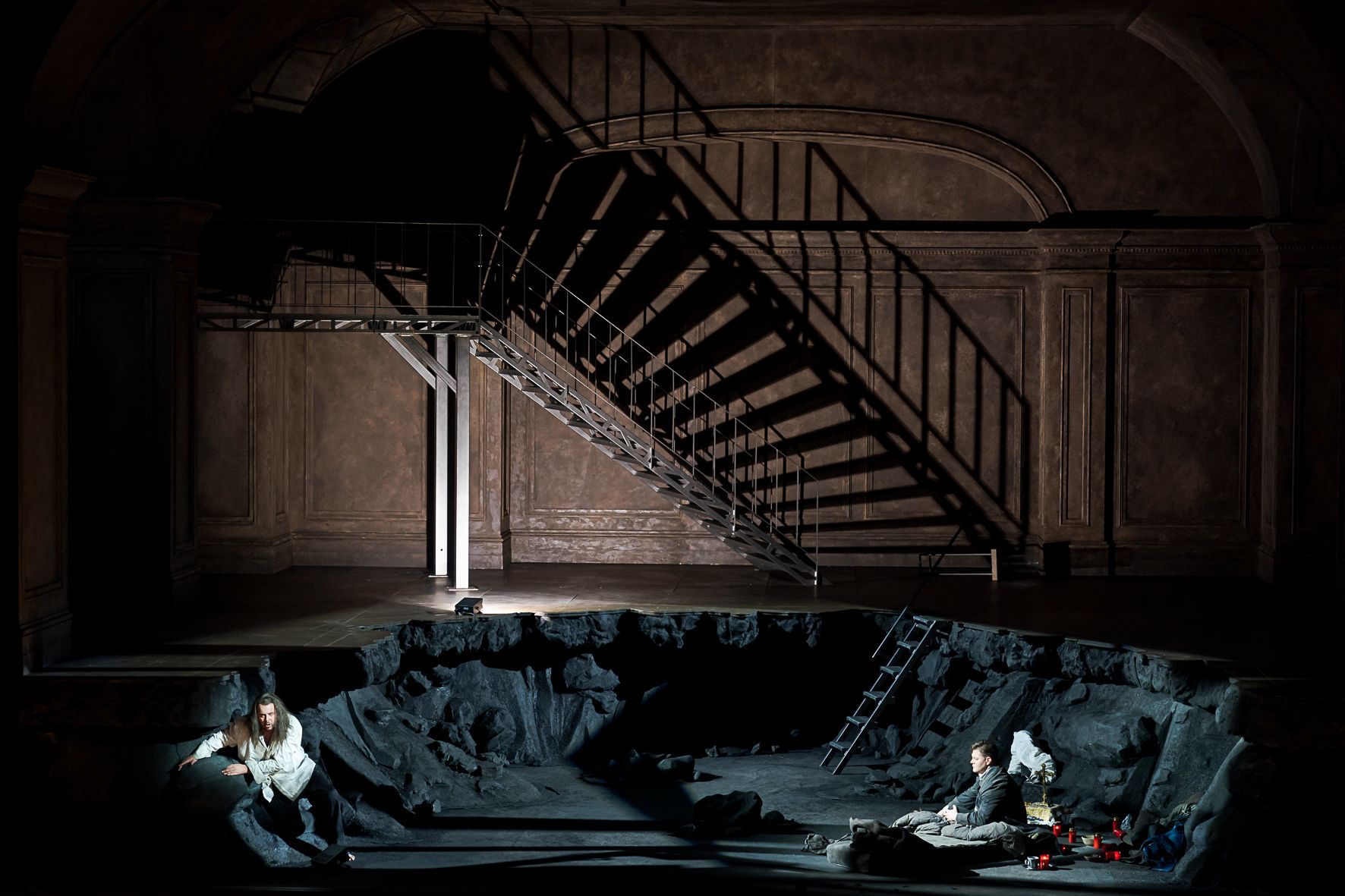 Samuel Sakker (Tannhäuser) und Nikita Ivasechko (Wolfram von Eschenbach) &copy; Werner Kmetitisch