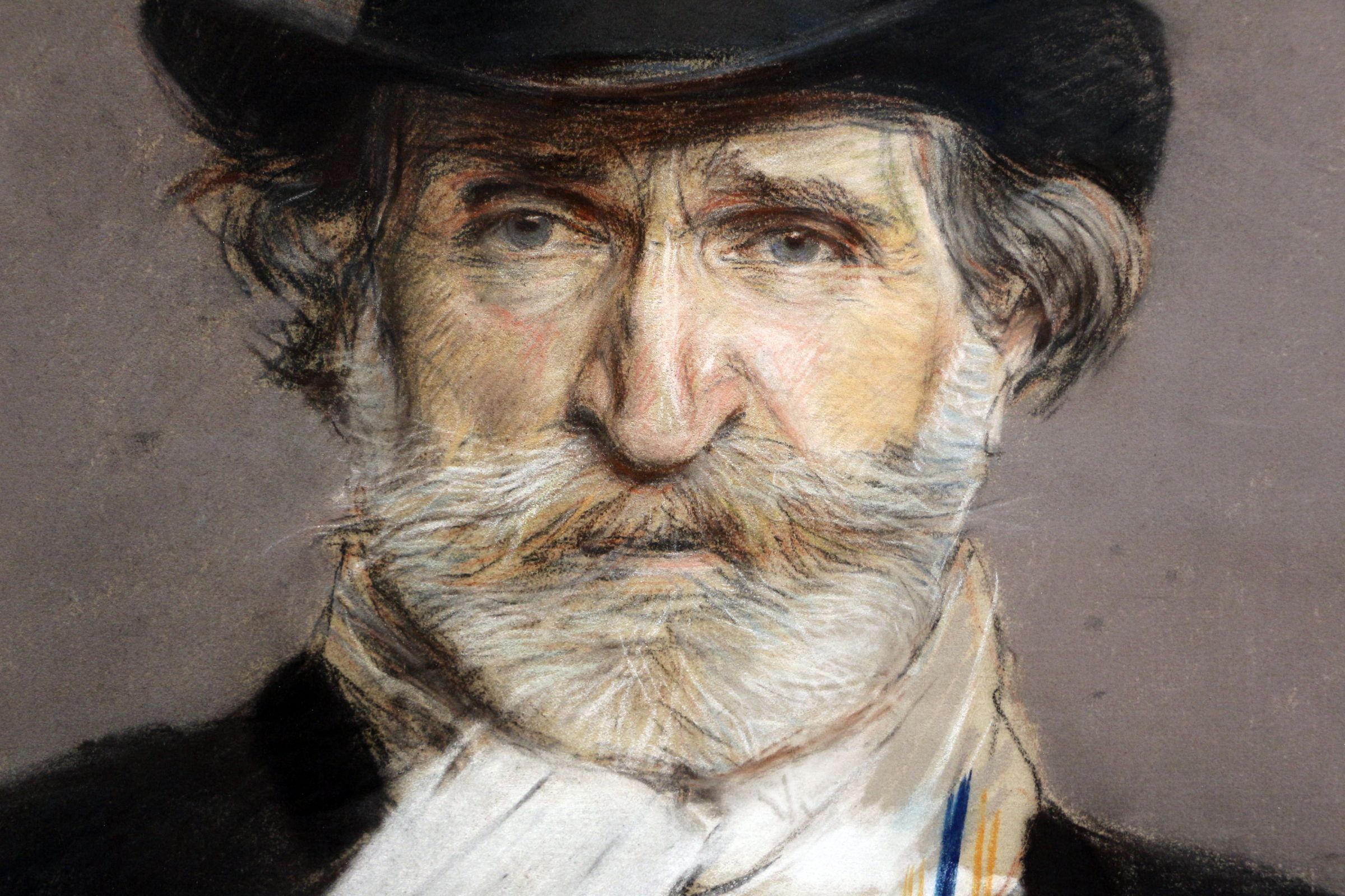 Giuseppe Verdi, portrait by Giovanni Boldini (1886) &copy; Public domain