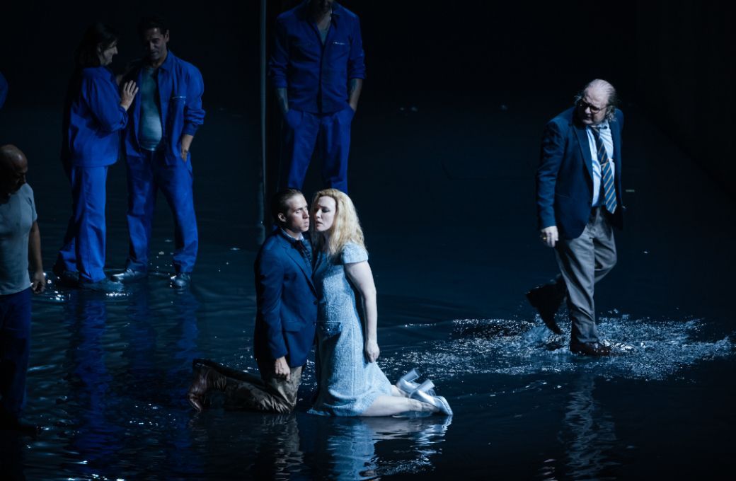 Sara Jakubiak (Katerina Izmailova), Ilya Selivanov (Zinoviy Izmailov) &copy; Sergi Panizo | Gran Teatre del Liceu