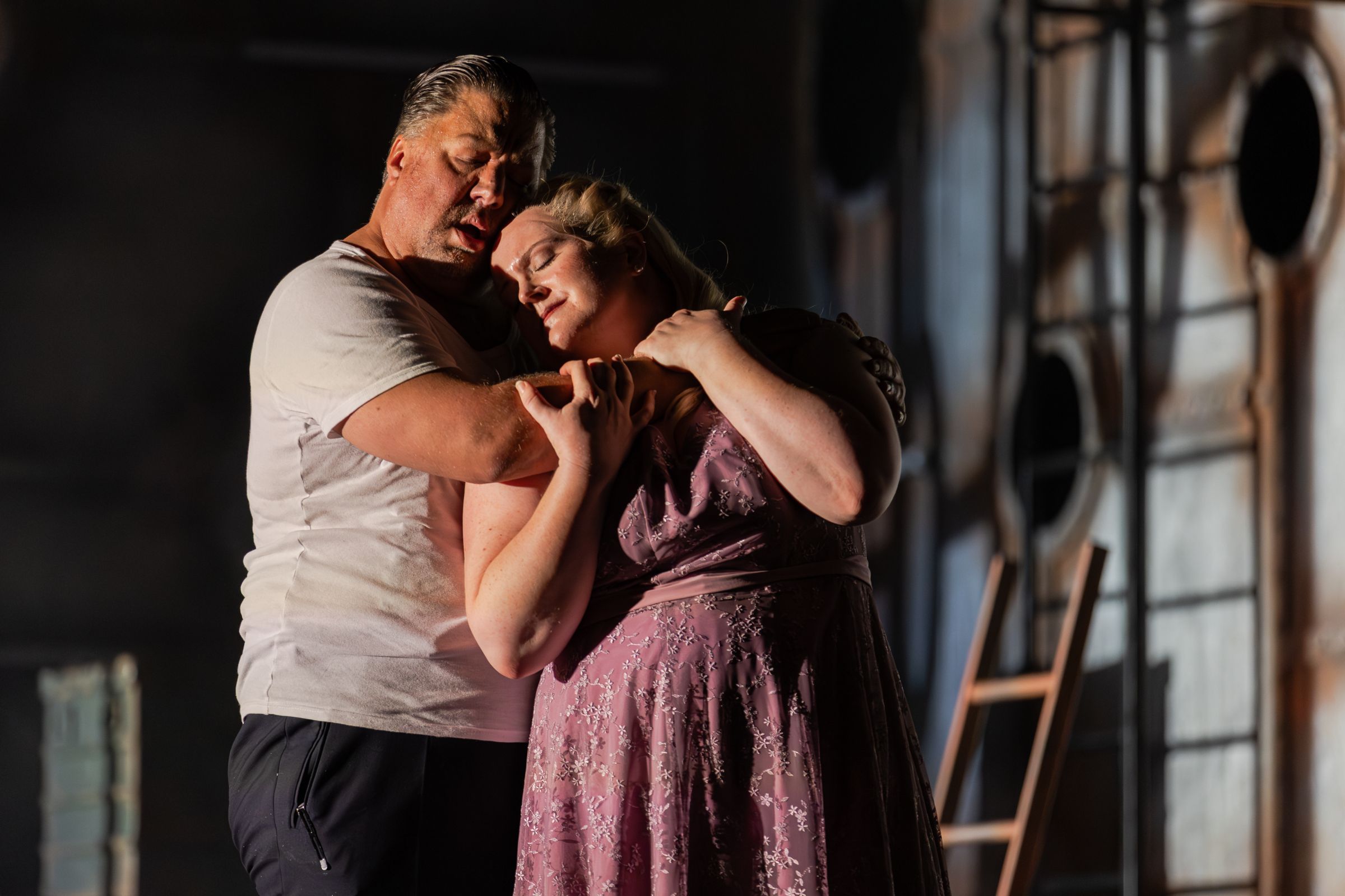 Corby Welch (Tristan) und Kirstin Sharpin (Isolde) © Sylvain Guillot