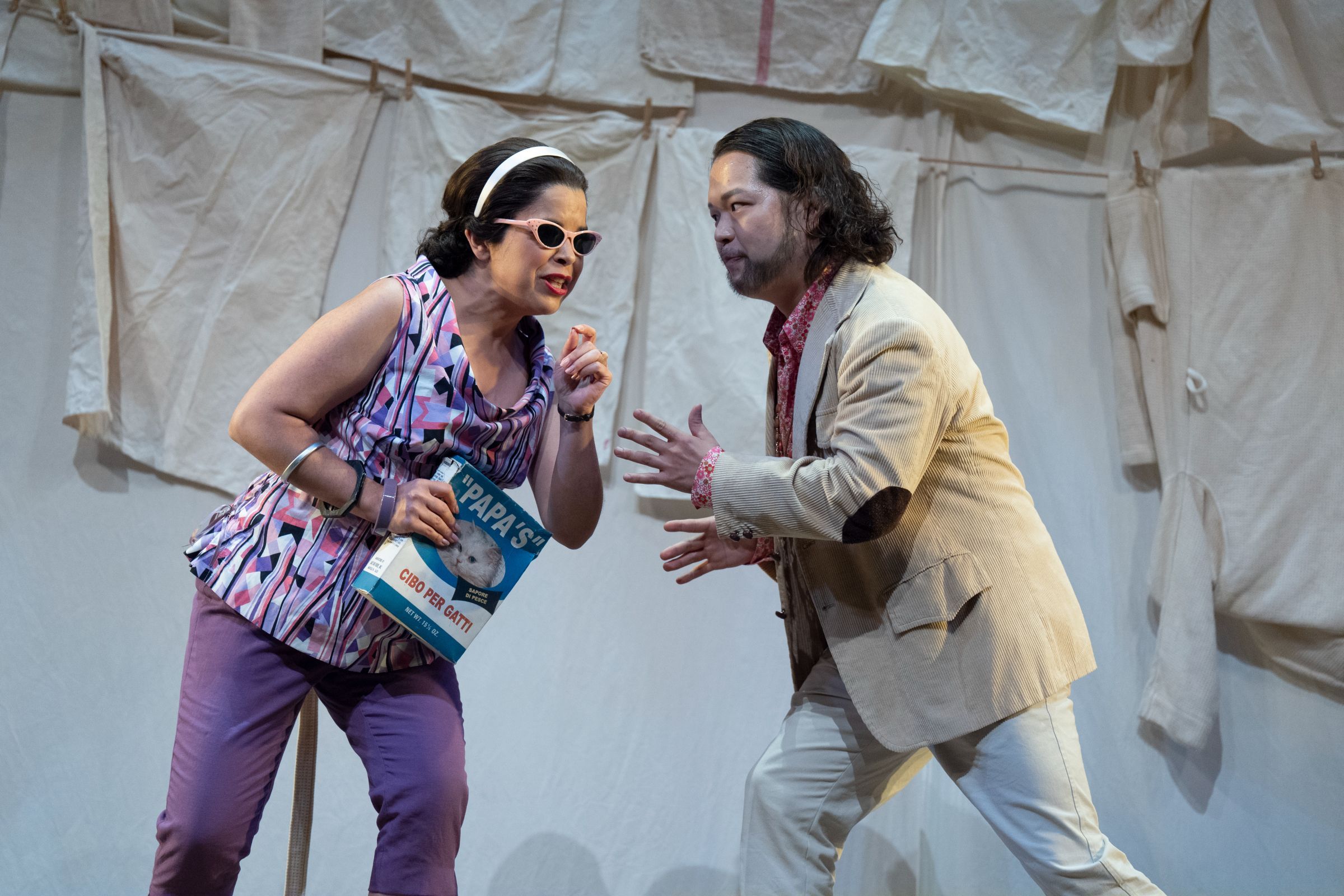 Simone Osborne (Norina) andJosef Jeongmeen Ahn (Malatesta) &copy; Jane Barlow