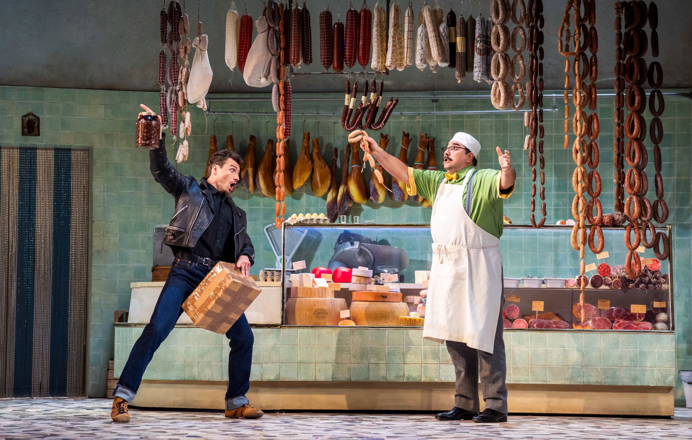 Michael Mofidian (Selim) and Fabio Capitanucci (Don Geronio) &copy; Glyndebourne Productions Ltd, Photographer: Tristram Kenton