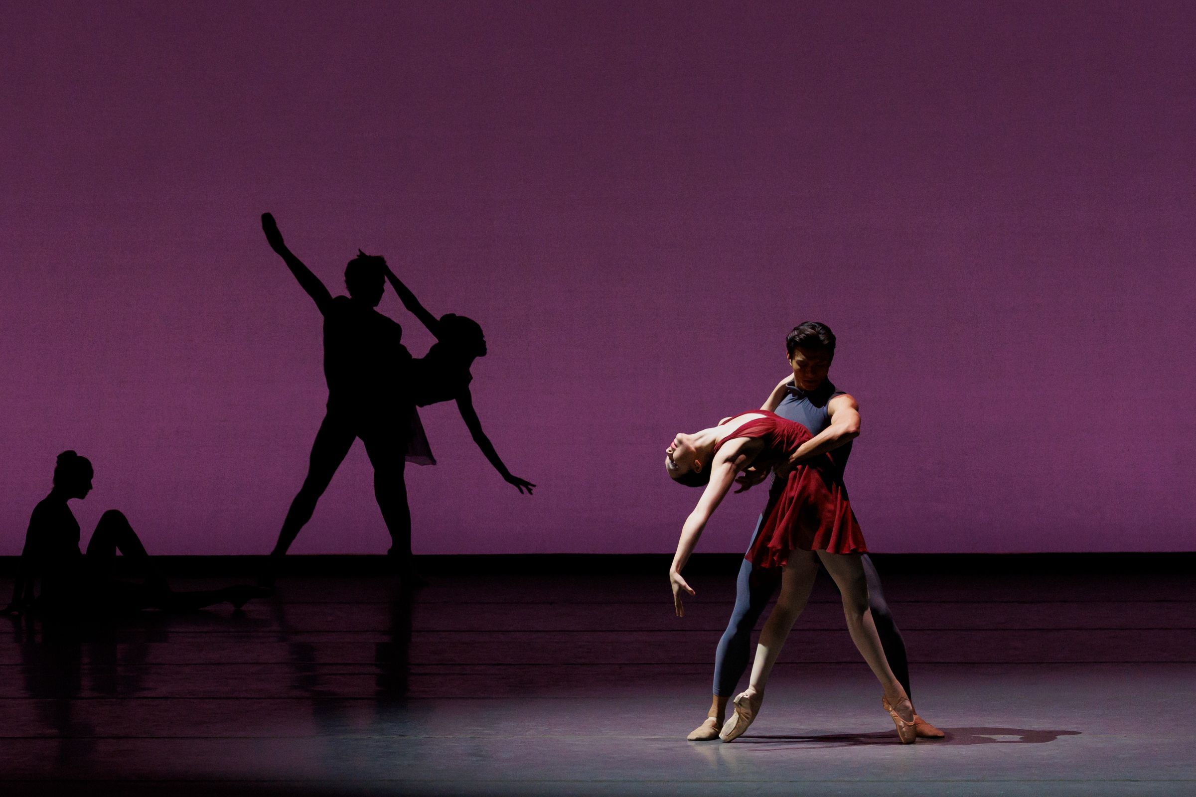 Mira Nadon, Chun Wai Chan and Company in Tiler Peck's <i>Concerto for Two Pianos</i> &copy; Erin Baiano