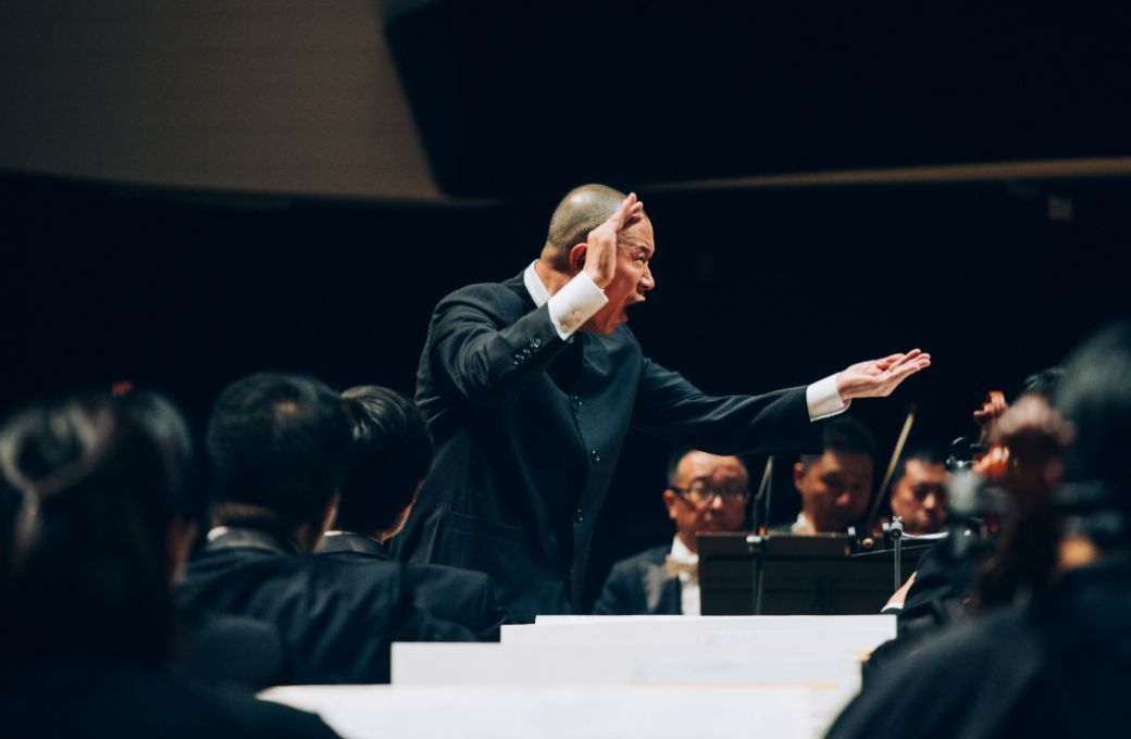 Tan Dun à la tête de l'Orchestre symphonique national de Chine © Cheeese