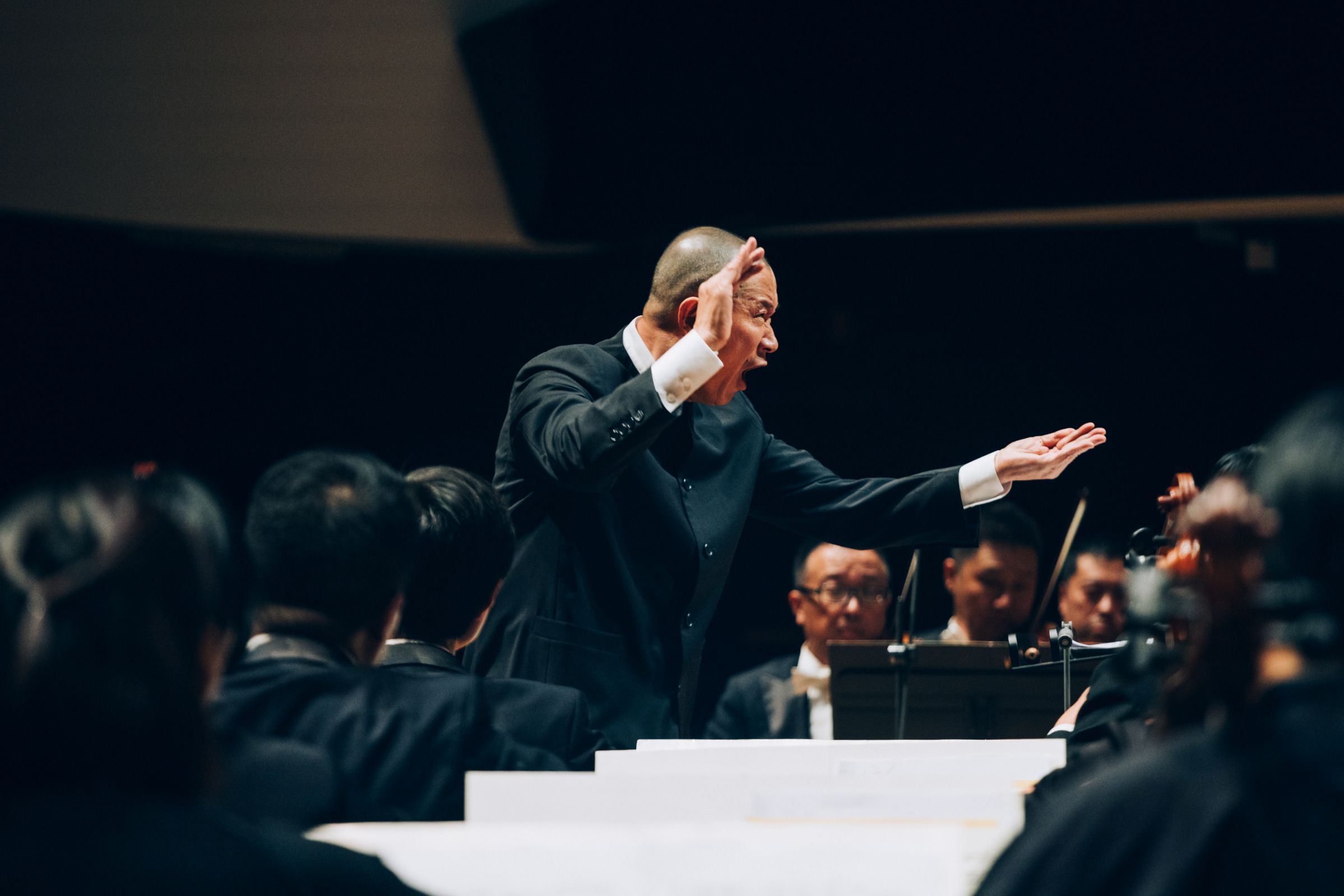 Tan Dun à la tête de l'Orchestre symphonique national de Chine © Cheeese