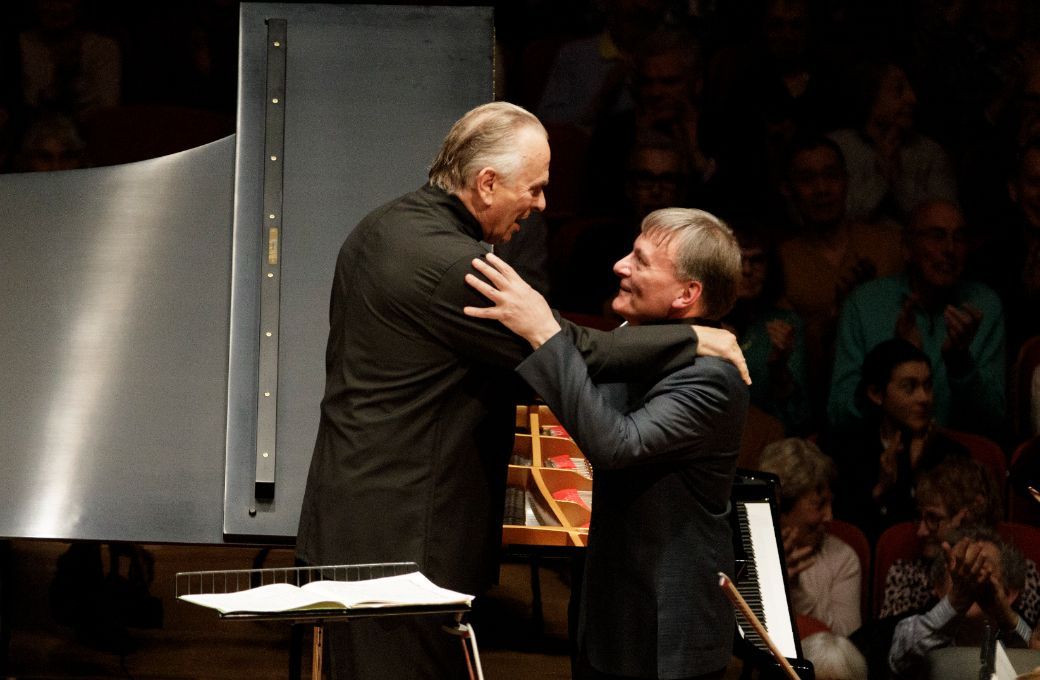 Sir Mark Elder and Sir Stephen Hough © Andrew Fox