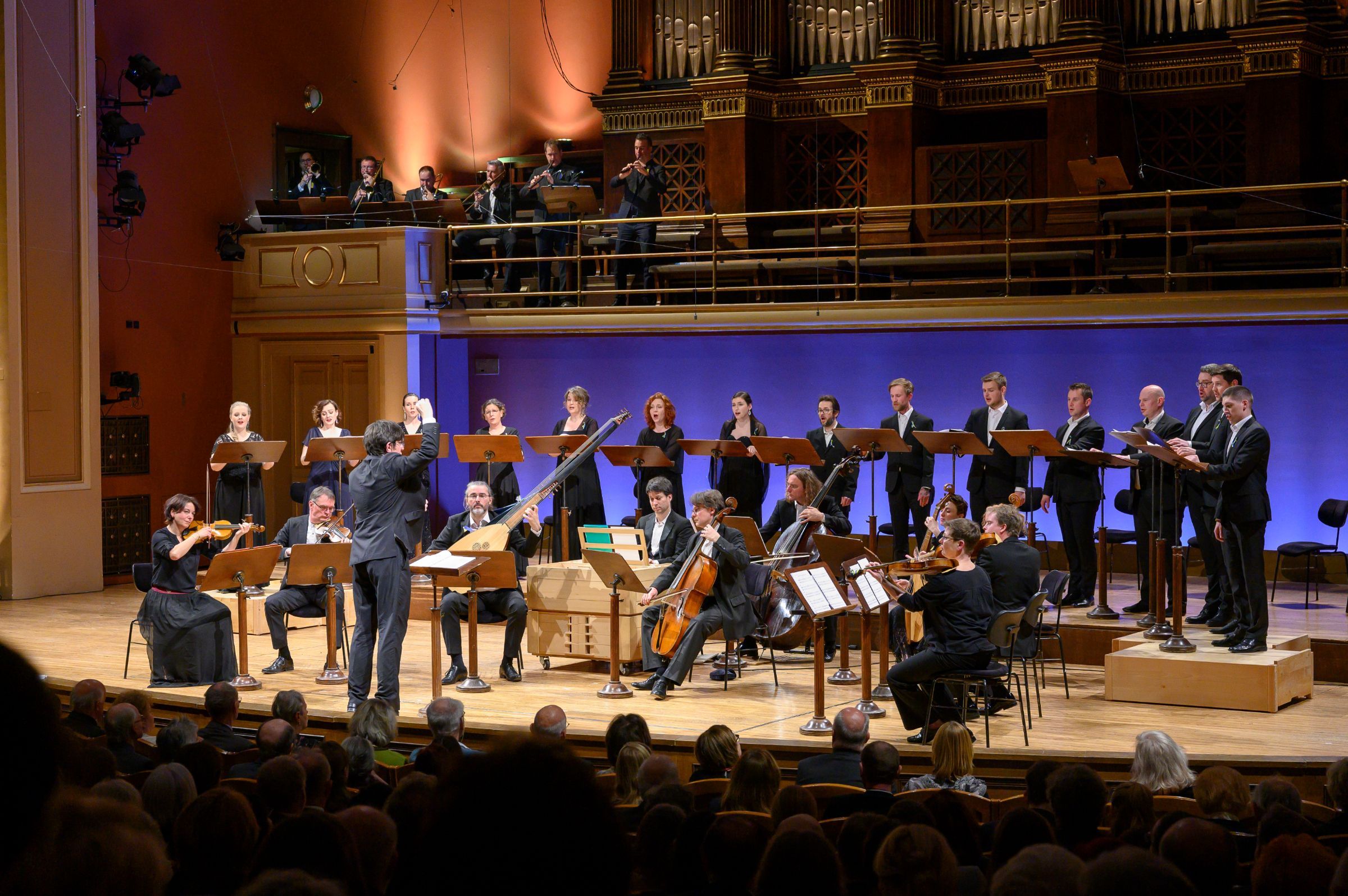 Václav Luks directs Collegium 1704 and Collegium Vocale 1704 &copy; Petra Hajská