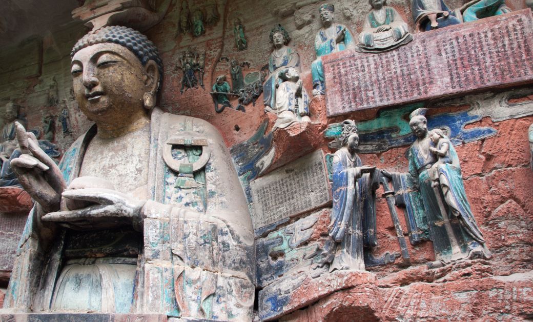 Dazu rock carvings, Mount Baoding, near Chongqing &copy; Yuxuan Wang | Flickr