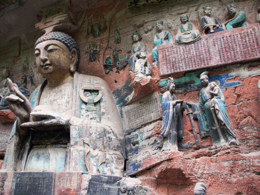 Dazu rock carvings, Mount Baoding, near Chongqing &copy; Yuxuan Wang | Flickr