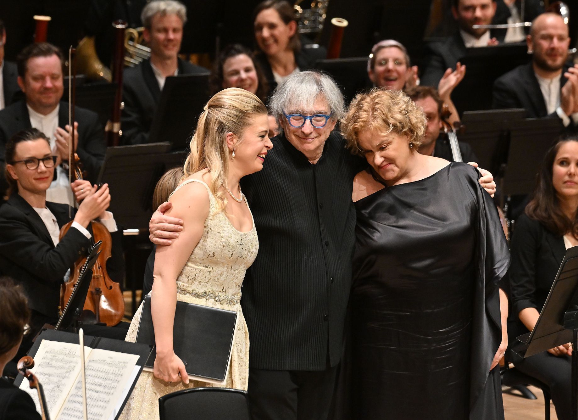 Siobhan Stagg, Michael Tilson Thomas and Alice Coote &copy; LSO | Mark Allan