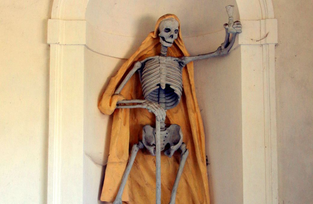 Skeleton at St Florian monastery &copy; Donald Judge | Flickr