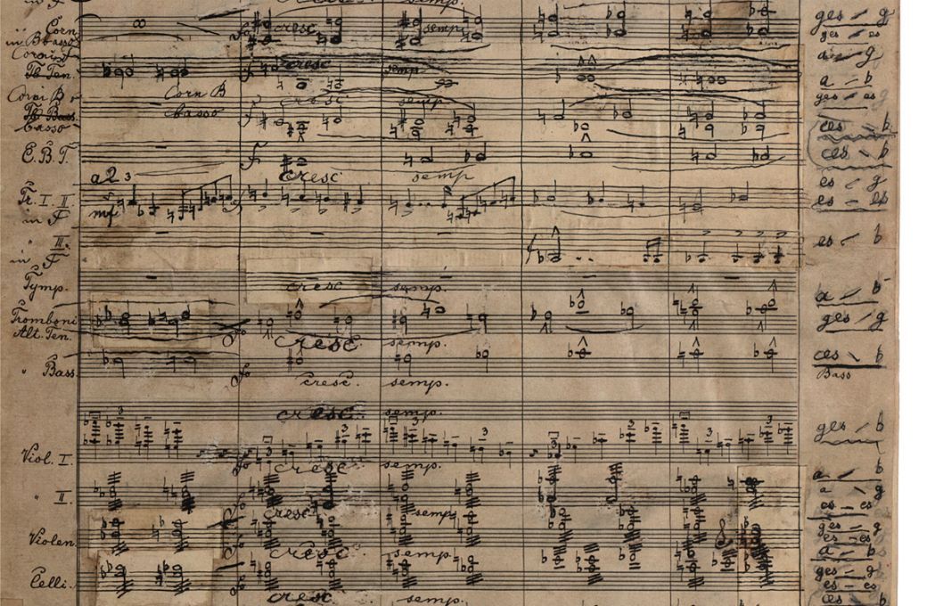 Bruckner&rsquo;s autograph manuscript of the Eighth Symphony (1886&ndash;90) &copy; &Ouml;sterreichische Nationalbibliothek
