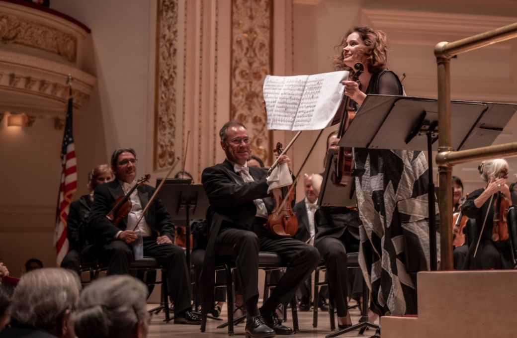 Patricia Kopatchinskaja and the LPO in Carnegie Hall © Marco Borggreve