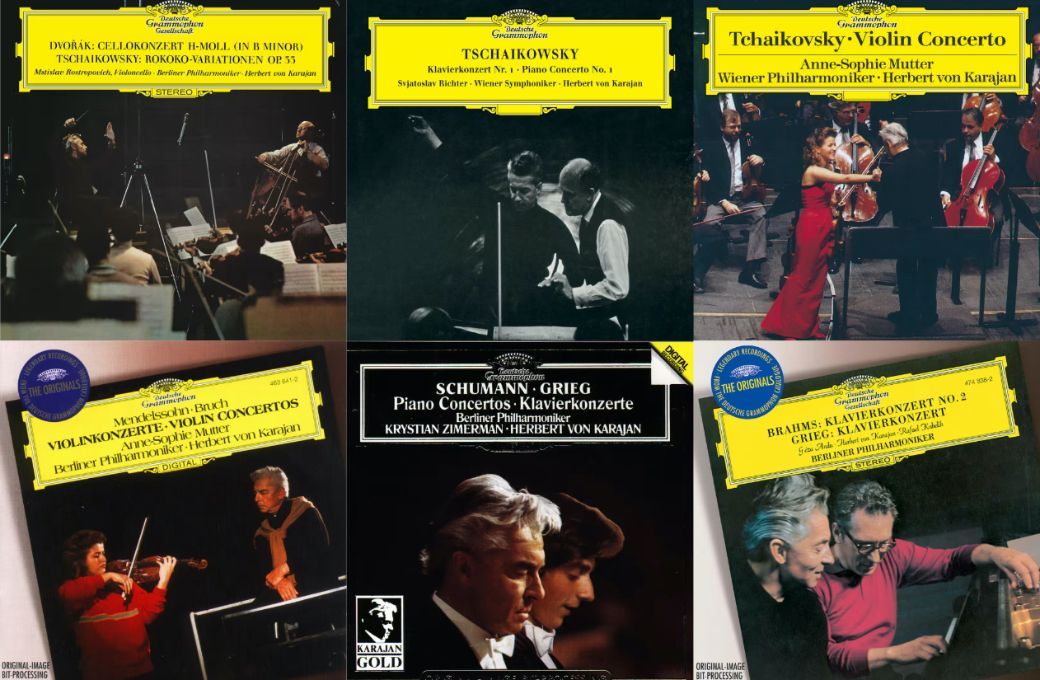 Karajan&rsquo;s concerto recordings on DG &copy; Deutsche Grammophon