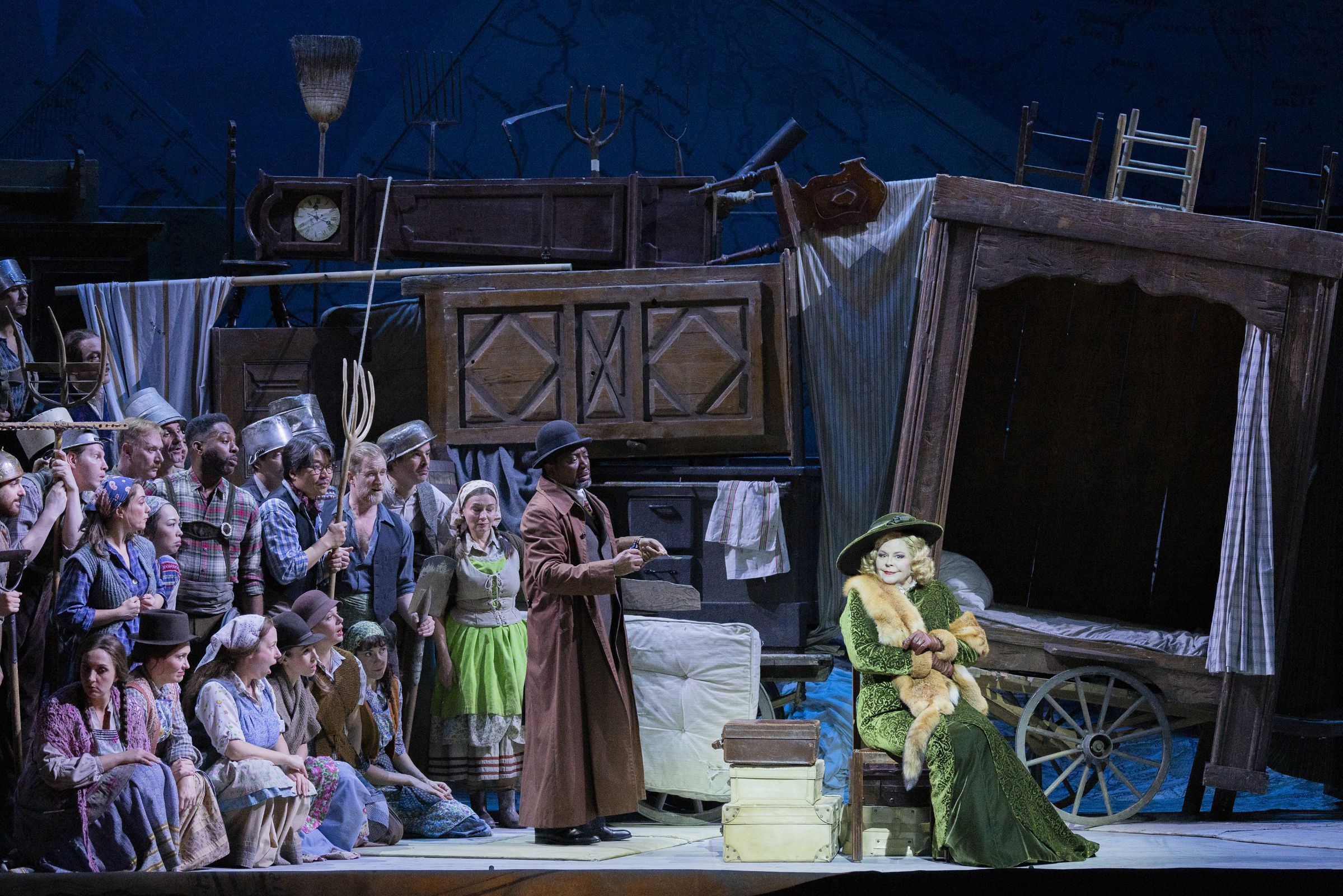 <i>La Fille du régiment</i> à l'Opéra Bastille &copy; Elisa Haberer / Opéra national de Paris