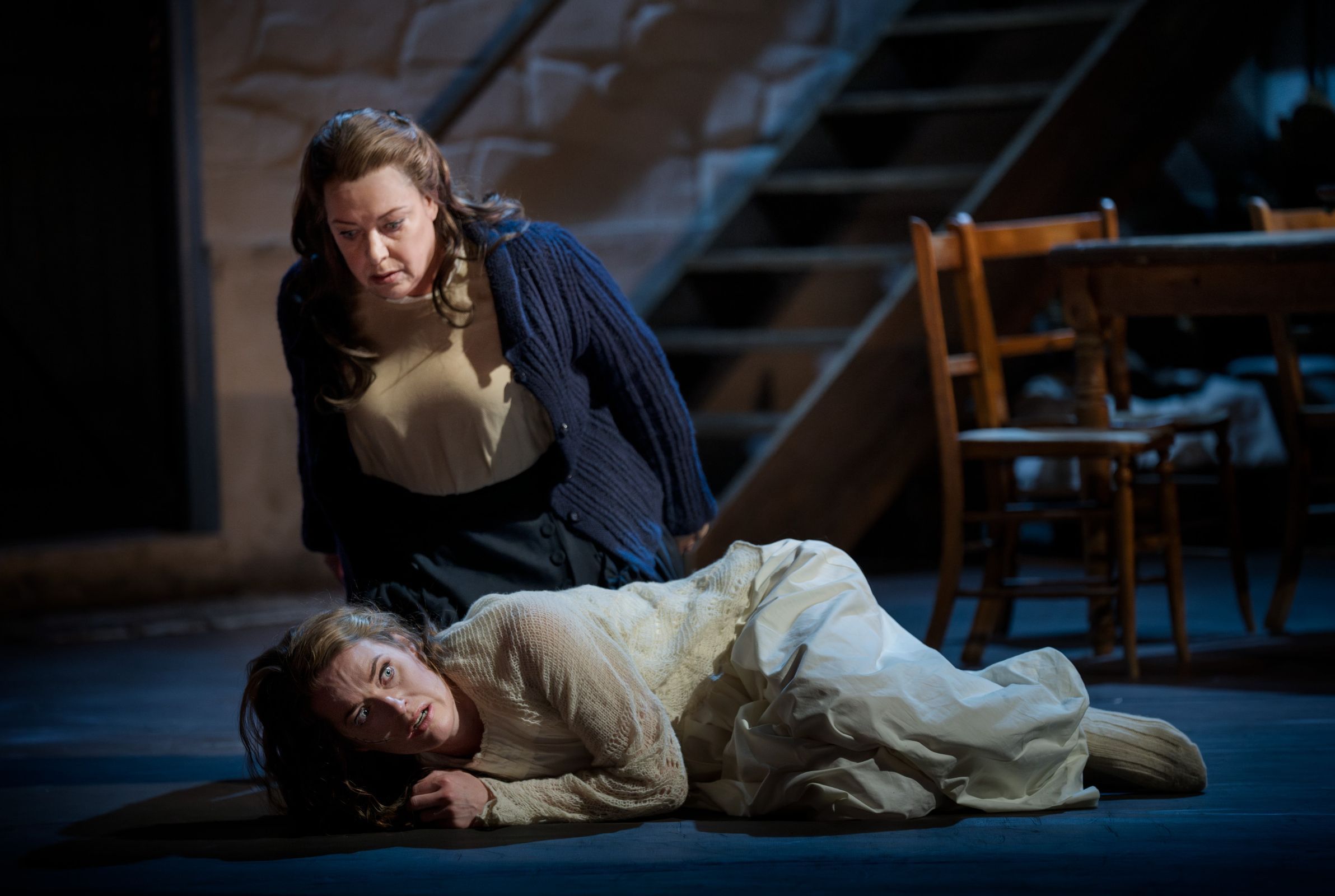 Nina Stemme (Kostelnička), Cornelia Beskow (Jenůfa) &copy; Markus Gårder