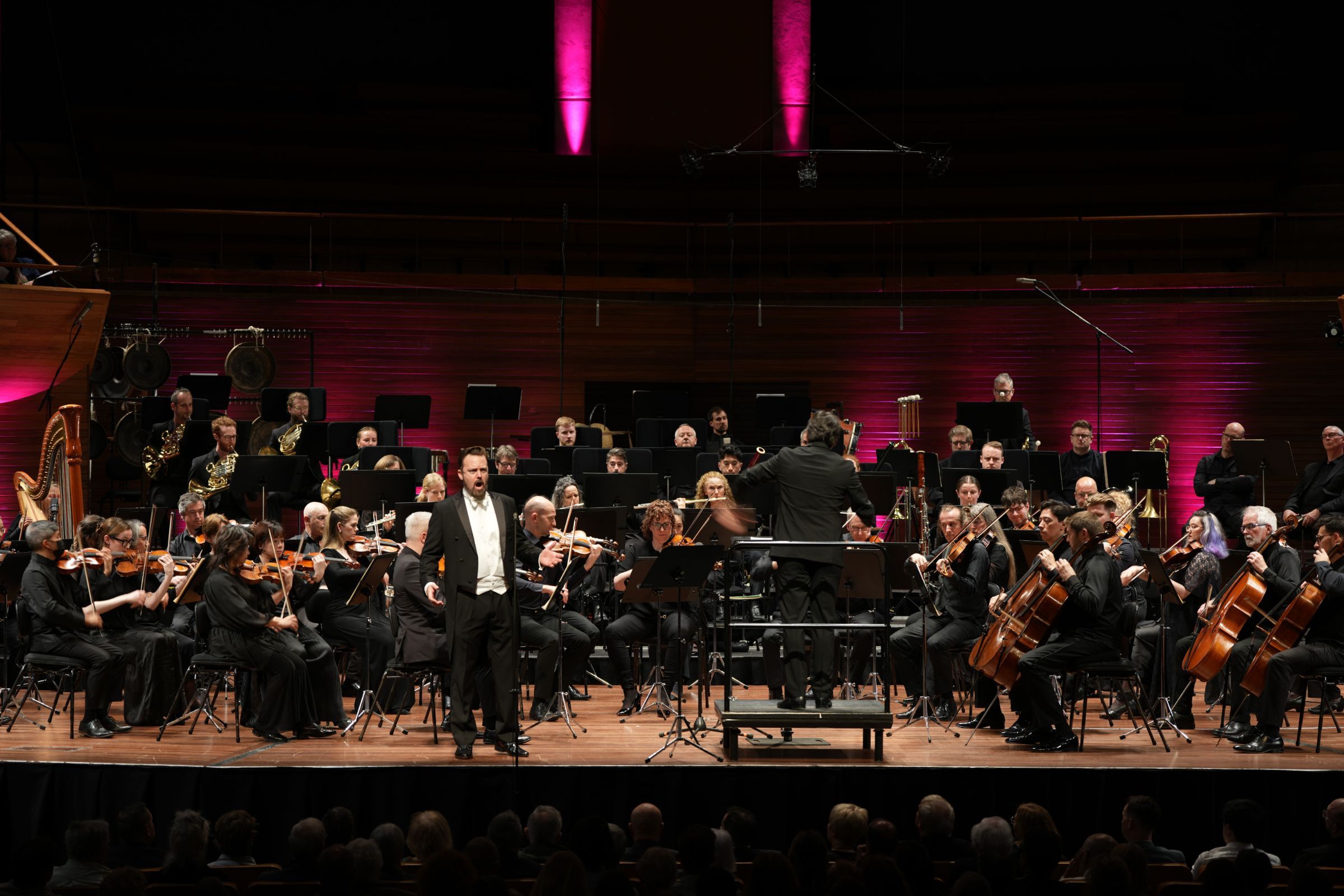 Paul O’Neill with the NZSO conducted by José Luis Gómez © NZSO | Craig Child