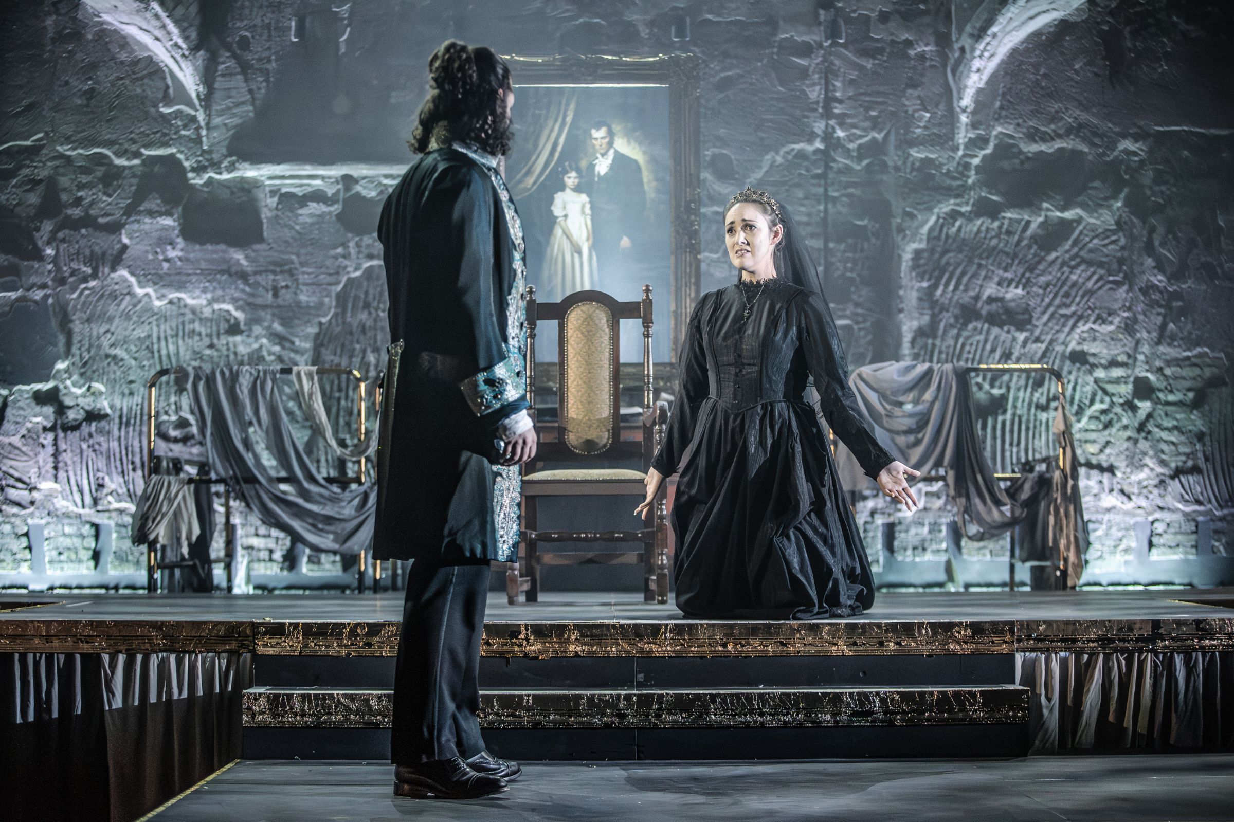 Theo Perry (Corrado) and Daniella Sicari (Maria) © Craig Fuller