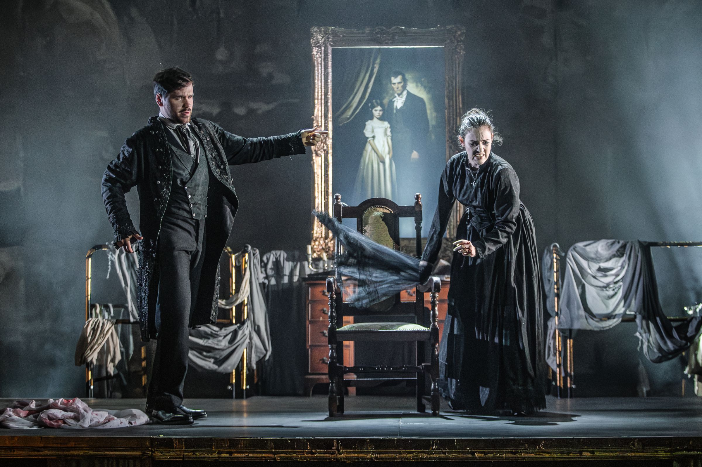 Harrison Gration (Rambaldo) and Daniella Sicari (Maria) © Craig Fuller