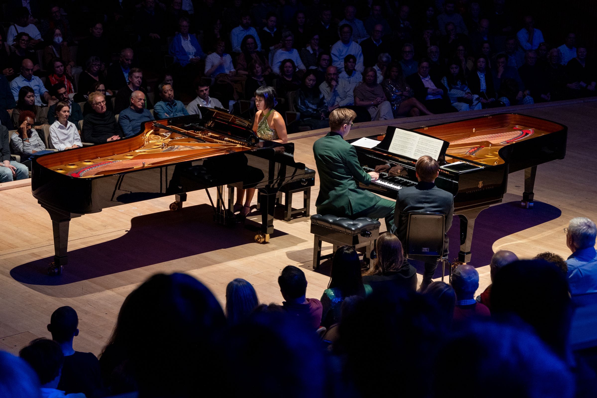 Yuja Wang and Víkingur Ólafsson &copy; Pete Woodhead