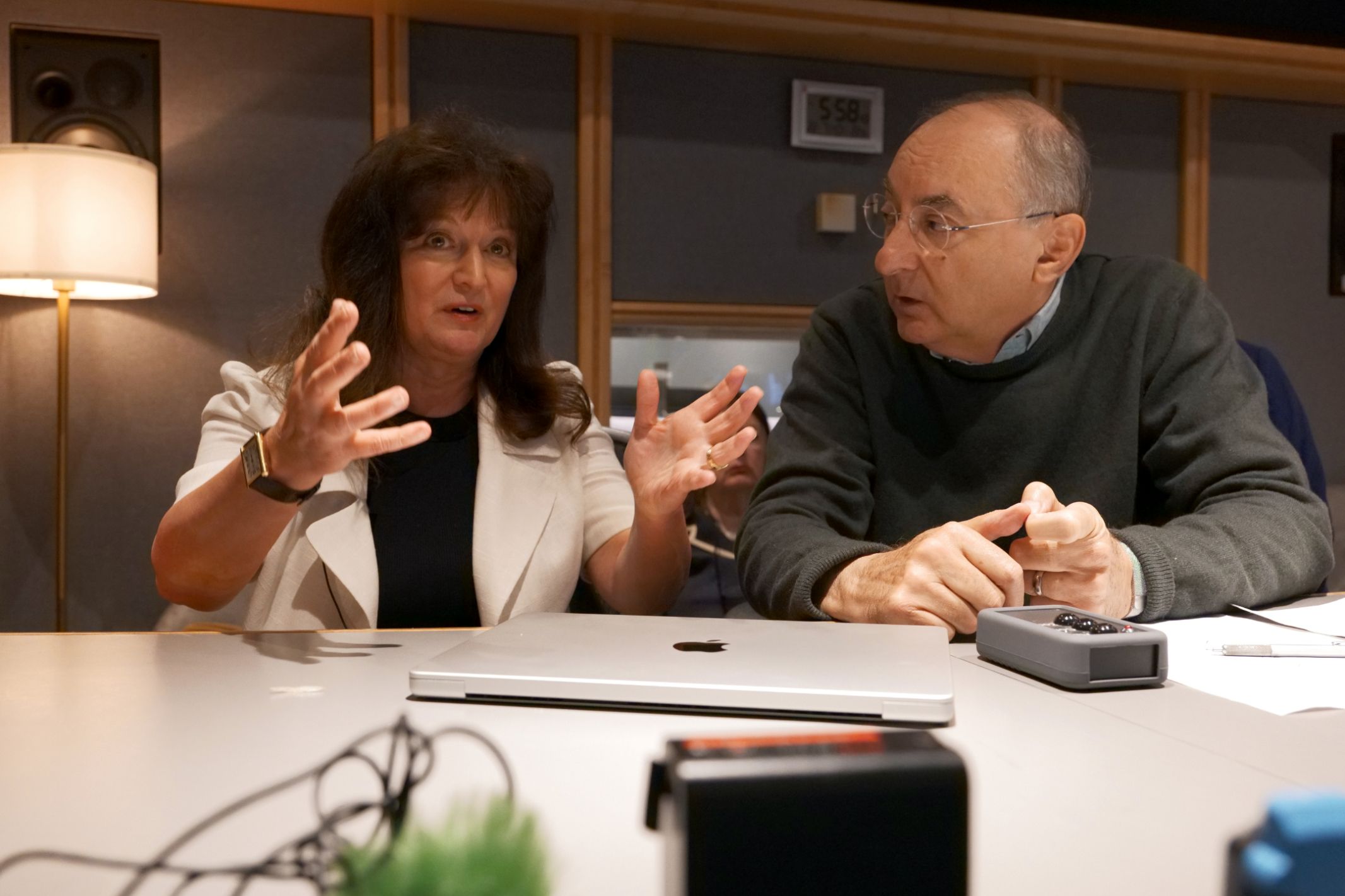 Debbie Wiseman and director Peter Kosminsky &copy; Marc Swadel