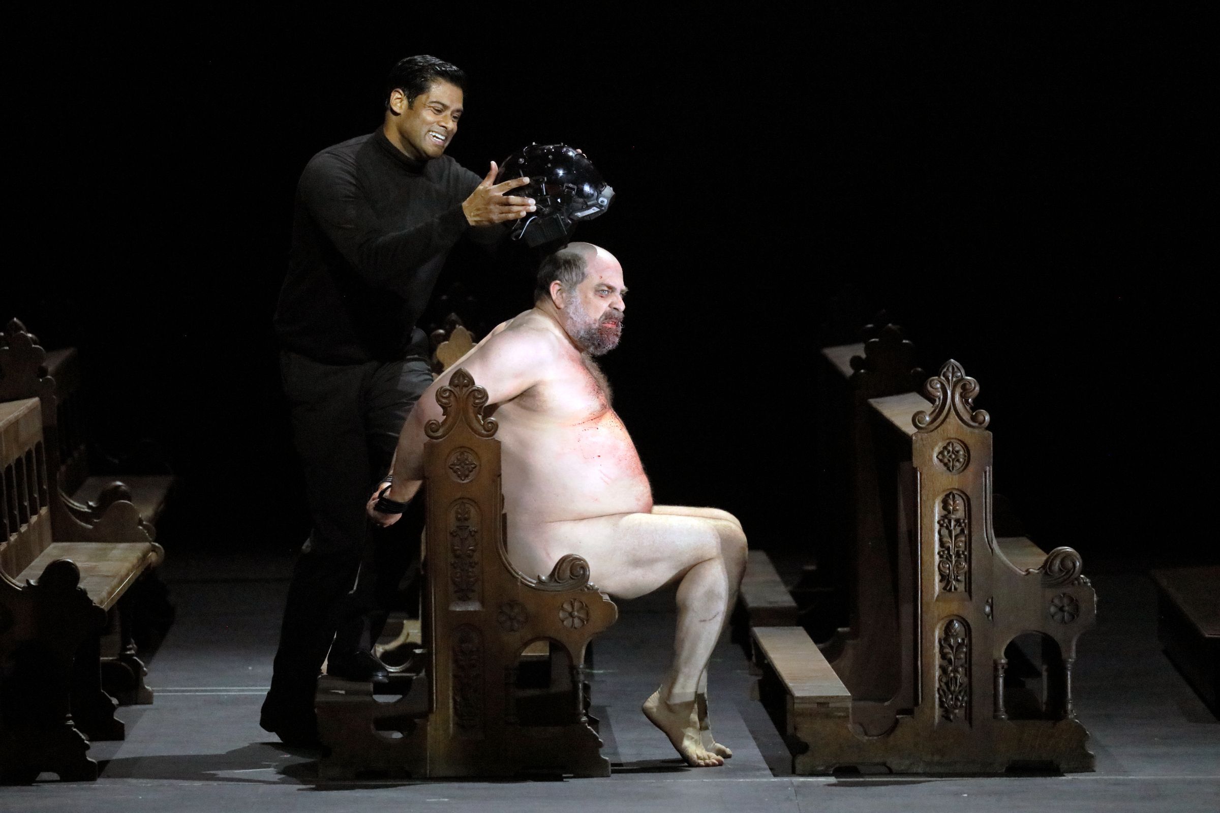 Sean Panikkar (Loge) and Markus Brück (Alberich) &copy; Wilfried Hösl