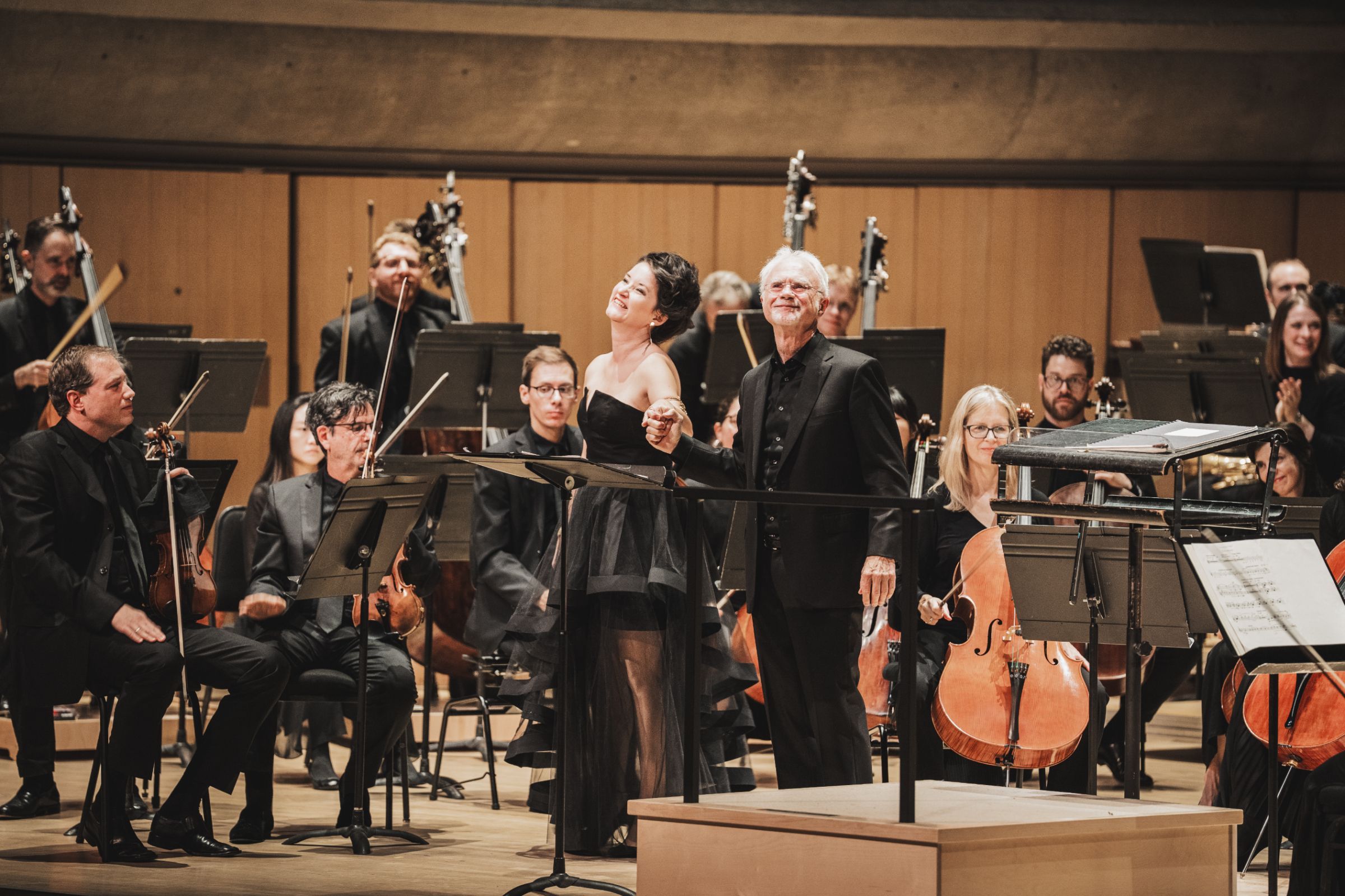 Anna Prohaska, John Adams and the Toronto Symphony Orchestra &copy; Allan Cabral