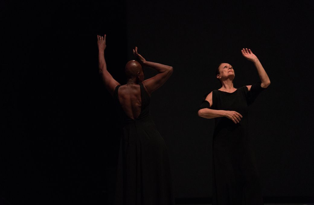 Germaine Acogny and Malou Airaudo in <i>common ground[s]</i> &copy; Maarten Vanden Abeele
