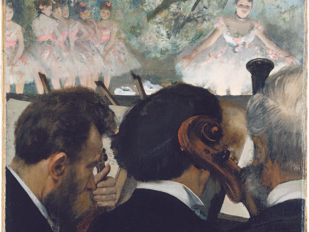 <i>Orchestra Musicians</i>, Edgar Degas (1872) &copy; Public domain | Staedel Museum