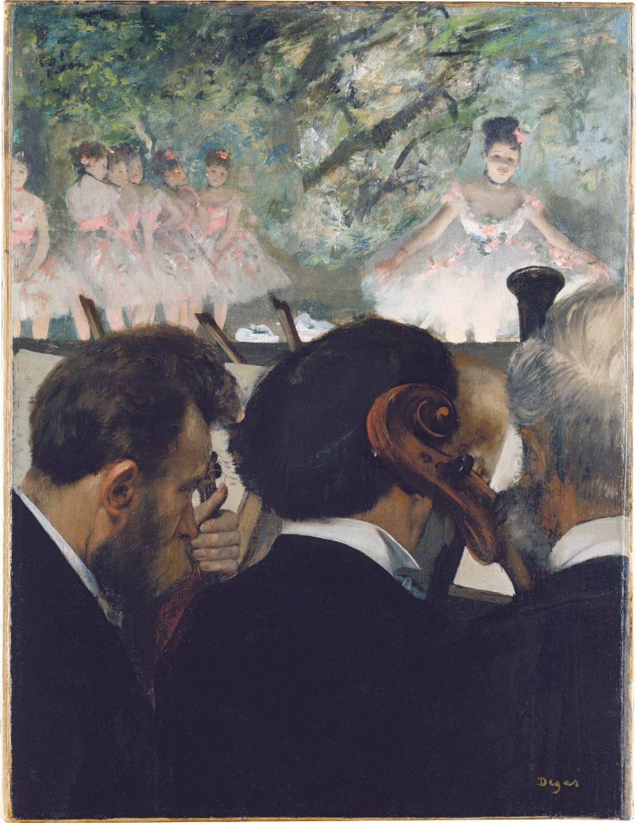 <i>Orchestra Musicians</i>, Edgar Degas (1872) &copy; Public domain | Staedel Museum