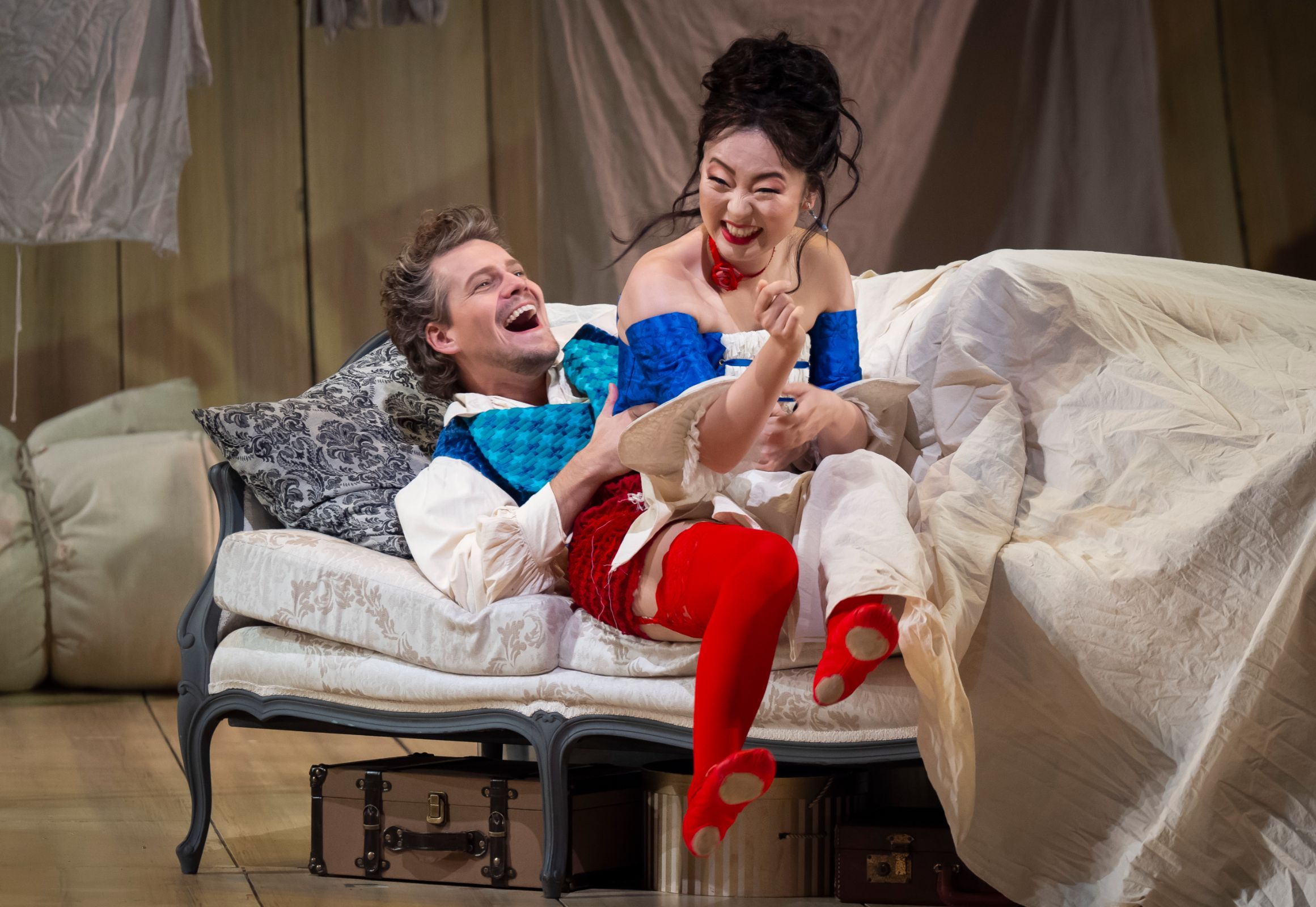Peter Kellner (Fiagro) and Ying Fang (Susanna) &copy; Liz Lauren