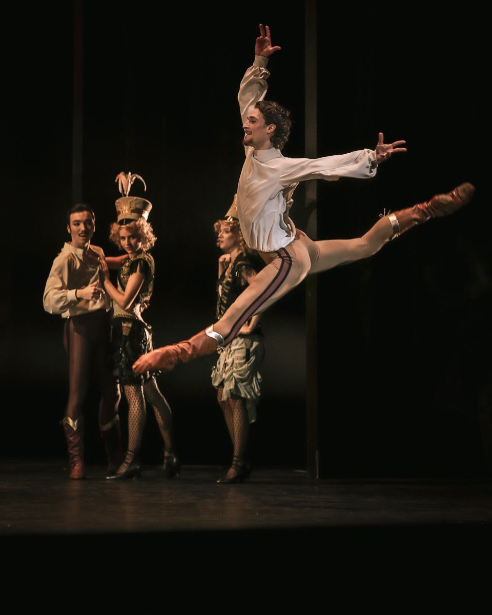 Hugo Marchand as Crown Prince Rudolf in Kenneth MacMillan's <i>Mayerling</i> &copy; Maria Helena Buckley