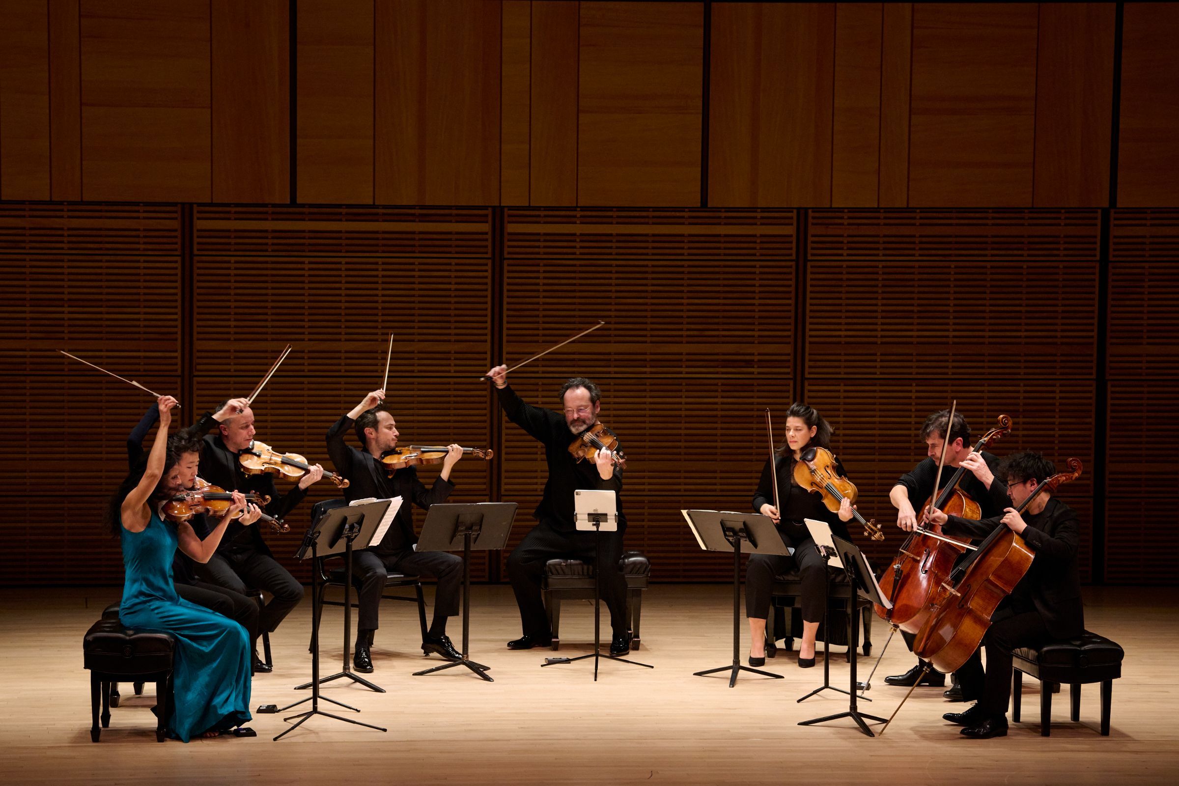 Quatuor Ébene and the Belcea Quartet &copy; Stefan Cohen
